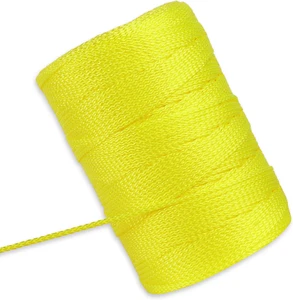 Mason Line 500 Ft Length Construction Nylon Twine 18 Braided Yellow Nylon String - Picture 1 of 8
