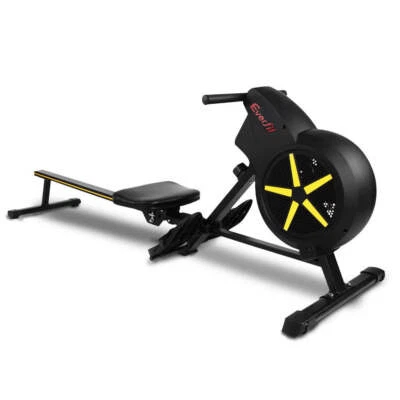 NNEDSZ Rowing Exercise Machine Rower Resistance Fitness Home Gym Cardio Air - Image 1 of 4