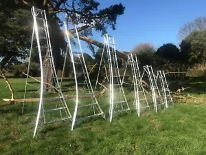 Aluminium Tripod Ladder 1 adj leg, Gardening, Hedging, Fruit Picking, FREE FEET - Picture 1 of 26