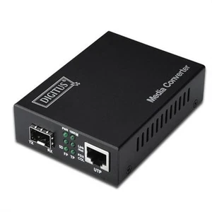 DIGITUS Gigabit Medienkonverter RJ45 SFP 80km Konverter Wandler Glasfaser - Bild 1 von 4