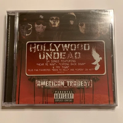 Hollywood Undead American Tragedy CD Sealed Hype Sticker Foto 1 de 3