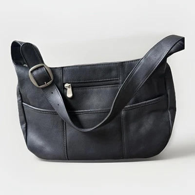 LeDonne Quick Slip Shoulder Hobo Bag Purse Premium Full-grain Vaquetta Leather - Image 1 of 4