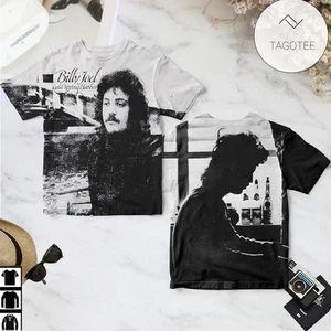 Billy Joel Cold Spring Harbor Album Cover AOP T-Shirt - Bild 1 von 4