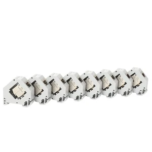 CAT6A Keystone Modul und Hutschienenadapter Set Passt auf Genormte Hutschien - Bild 1 von 12