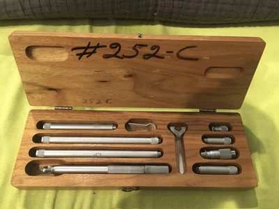 Scherr Tumico USA made Tubular micrometer Set 1.5”-13.5” - Complete In Box - Image 1 of 4