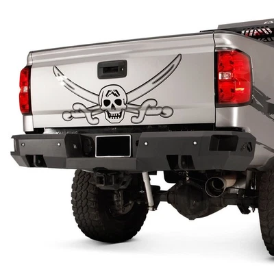 For Chevy Silverado 3500 HD 15-19 Rear Bumper Premium Full Width Black Powder - Image 1 of 4