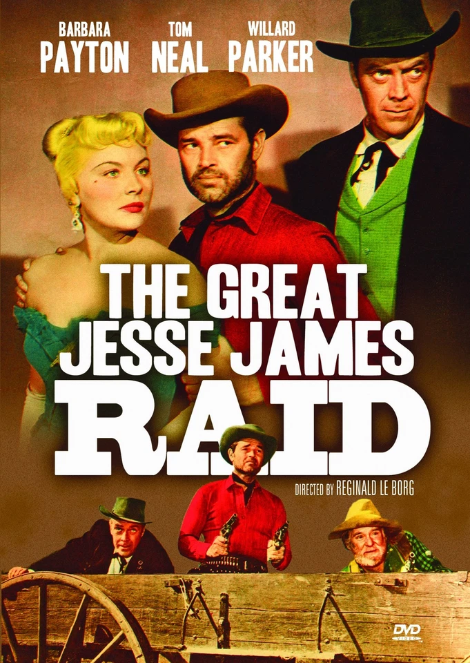 Great Jesse James Raid (DVD) Willard Parker Barbara Peyton Tom Neal (US IMPORT) - Image 1 of 1