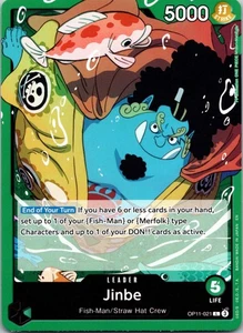 Jinbe (021) L A Fist of Divine Speed OP11-021 casi nuevo - Imagen 1 de 2