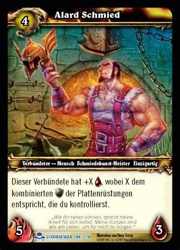 WoW - 1x Alard Schmied - Krieg der Geißel - Bild 1 von 1