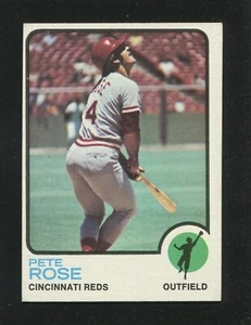 #130 PETE ROSE, Reds - 1973 Topps: EX-MT, o/c, no creases, good gloss 231627e - Picture 1 of 3