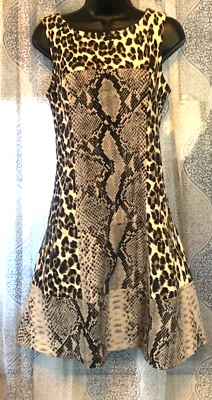TRACY REESE Women’s SLEEVELESS ANIMAL PRINT SHEATH DRESS SZ  6 - Image 1 of 4