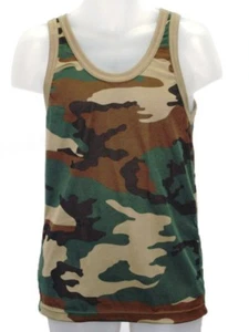 Tank Top- Woodland - Adult - Army & Military - Picture 1 of 4
