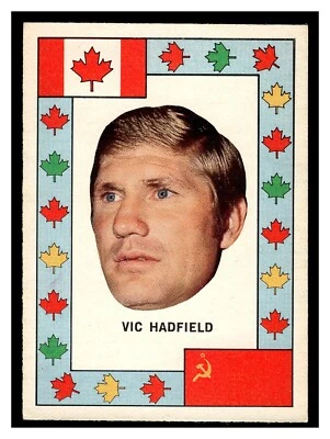 1972 O-PEE-CHEE TEAM CANADA VIC HADFIELD HIGH GRADE NO CREASES - Image 1 of 2