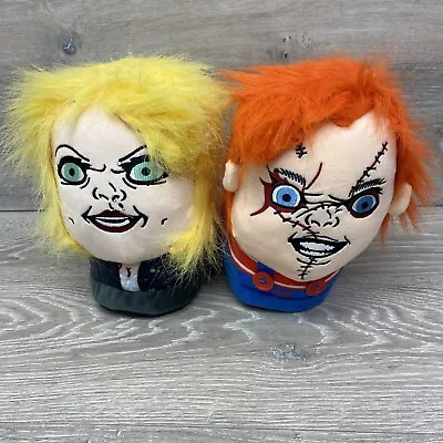 Zapatillas Chucky and Tiffany Terror Peluche L XL Adulto Unisex Personaje Bioworld Foto 1 de 4