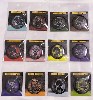 Limbus Company Glitter Can Badge Complete Set of 12 Project Moon Movic - Image 1 of 4