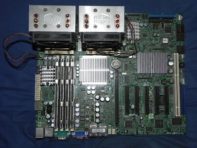 Supermicro X7DWE + 2x Xeon L5430 + 2 Fan Cooler + 32GB RAM ECC - Immagine 1 di 4