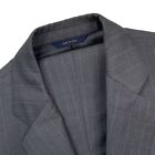 44 L Brooks Brothers 1818 Regent X Ermenegildo Zegna Mid Grey Pinstripe Suit