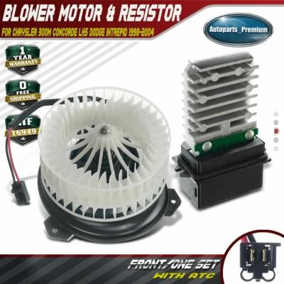 Motor soplador de aire acondicionado y resistencia para Chrysler 300M Concorde Dodge Intrepid 1998-2004 Foto 1 de 4