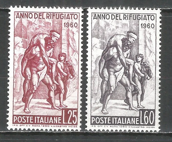 Italy 1960 year, mint stamps MNH (**) Refugees - Image 1 of 1
