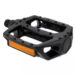 Sunlite Bicycle MX Alloy Platform Pedals Black 9/16" Spindle Commuter BMX Hybrid - Picture 1 of 1