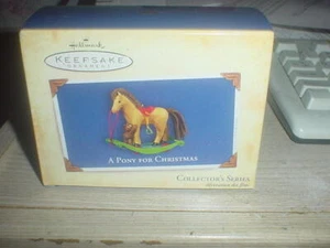 HALLMARK UN PONY PER NATALE #7 SERIE 2004 DECORAZIONI RICORDO NATALE - Foto 1 di 1