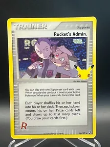 Rocket's Admin 86/109 Pokemon TCG Celebrations Classic Collection - Picture 1 of 2