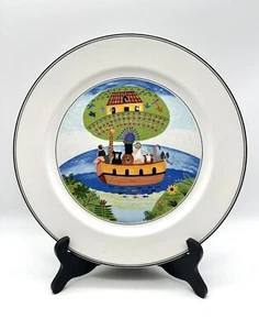 Villeroy & Boch Design Naif Porcelain Plate, Noah’s Ark-Laplau #2 - Picture 1 of 4