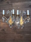 2 Dennis And Leen Gold Beaded Bagues Sconces. Retail $9000 Price Is For Both