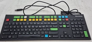 Bloomberg Financial Trade Keyboard STB100 Wired USB Cracked - Photo 1/3