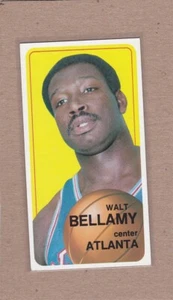 1970-71 Topps Baloncesto Walt Bellamy #18 Hawks Ex+ *A37023 - Imagen 1 de 1