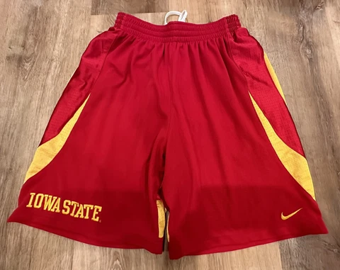 Iowa State Basketball Nike Dri Fit Shorts Mens Size Small Cover