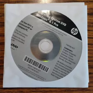 Microsoft Windows 8.1 Pro 64-bit (DVD) HP - Picture 1 of 1