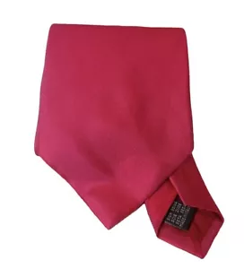 Enzo Bella 100% Silk Necktie Formal Or Casual Tie Red Italy Made 60" x 3.75" - Picture 1 of 2