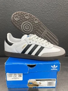 Adidas Samba OG Blanco Negro Goma Zapatilla B75806 Talla 5M/6.5W TOTALMENTE NUEVA - Imagen 1 de 12
