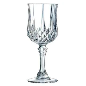 Set of 6 x 230ml Red Sparkling Wine Glasses Glass Goblet Stemmed Base Glassware - Picture 1 of 1
