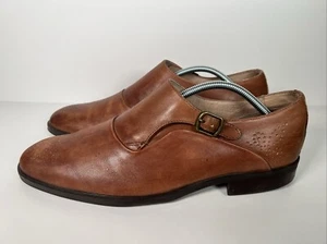 MARK NASON LOS ANGELES SIZE 10.5 Brown Buckle MEN OXFORD SHOES - Picture 1 of 8