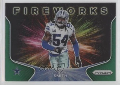 2020 Panini Prizm Fireworks Green Prizm Jaylon Smith #25 - Image 1 of 2