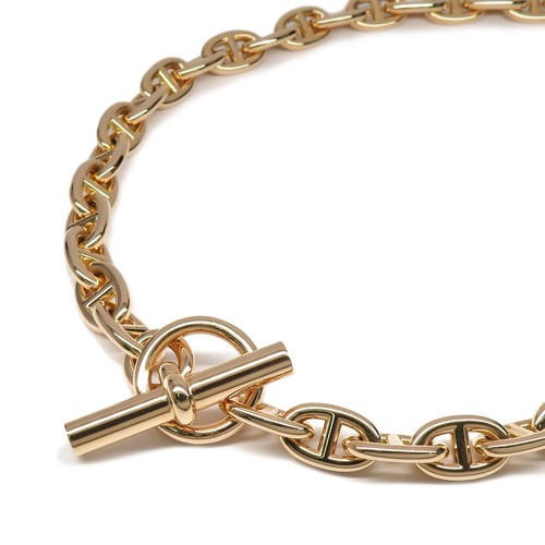 HERMÈS Collana HERMES Chaine d'Ancre PM 43Link K18PG P0034061