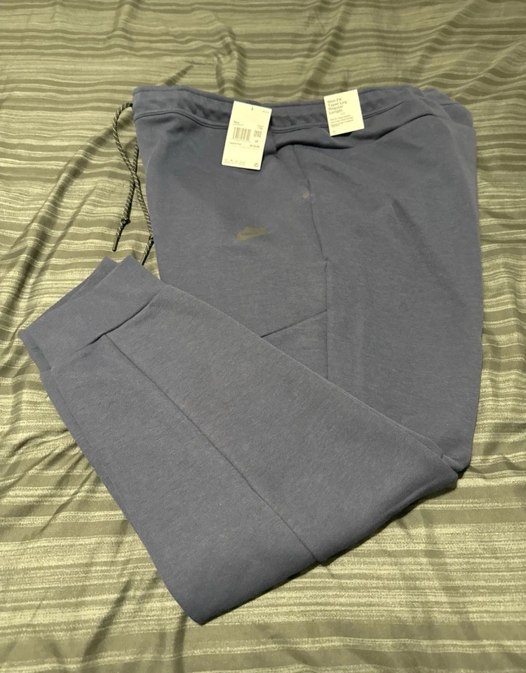 Nike Tech Fleece Joggers Obsidian Black Sweat Pants HV0959-451 Men Size 2XL