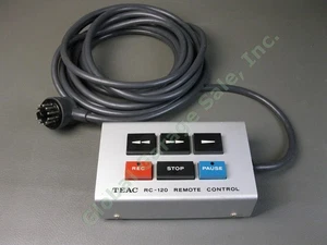 TEAC RC-120 Remote Control Wired 11 Pin FULLY TESTED with A-3340S Reel to Reel - Picture 1 of 7