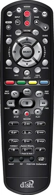 Black Remote Control for Dish Hopper Joey Receivers UHF Signal Replacement - Image 1 of 2
