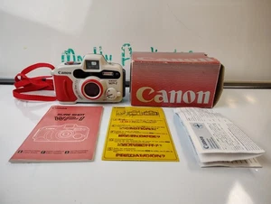 Cámara compacta Canon Sure Shot WP-1 35 mm resistente a la intemperie usada caja abierta - Imagen 1 de 13