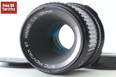 Late [MINT w/cap] SMC Pentax 67 135mm f/4 Macro Lens for 6x7 67II From JAPAN - Image 1 of 4