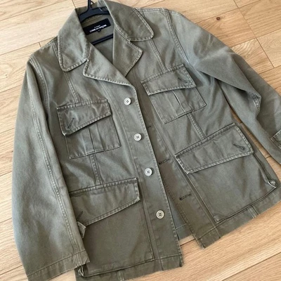Chaqueta Militar Tricot COMME des GARCONS Algodón Verde Oliva Mujer Talla JPN-M Foto 1 de 4