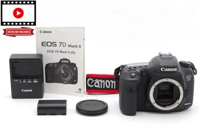 [MINT+++ w/ Strap] Canon EOS 7D Mark II 20.2MP Digital SLR Camera From JAPAN - Image 1 of 4