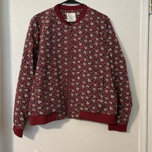 Ampersand Avenue Women’s Jacket- Size XXL, Flower Print  - Picture 1 of 5