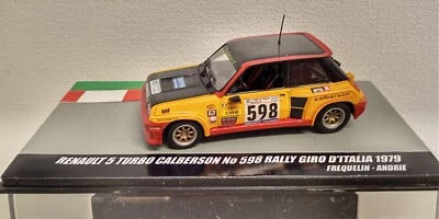 1:43 UNIVERSAL HOBBY EAGLE RACE RENAULT 5 TURBO CALBERSON RALLY GIRO D"ITALIA - Immagine 1 di 4