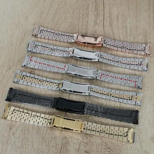 Für Sub 40mm Uhrengehäuse Edelstahl Uhrenarmband Band Gürtel mit Klappschnalle - Bild 1 von 15