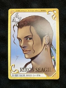 Tarjeta Triple Tríada Final Fantasy 8 VIII G-101 KIROS - Imagen 1 de 3