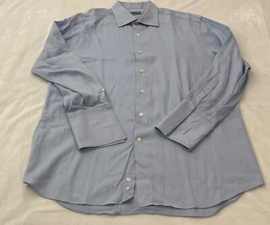 CANALI 1934 100% Cotton Mens French Cuff Dress Shirt 42-17 Italy - Picture 1 of 14
